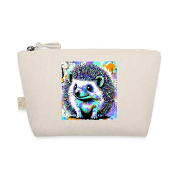 hedgehog - Organic Pouch - nature - Front