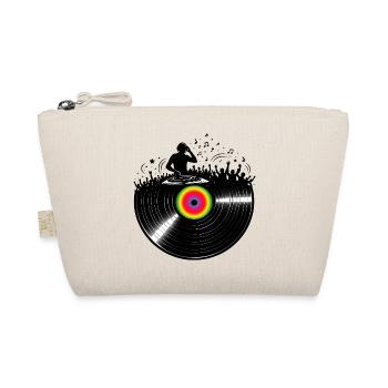 DJ Vinyl Party Music Club Design - Trousse biologique - nature - Devant