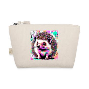 hedgehog - Organic Pouch - nature - Front
