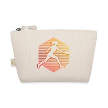 Pickleball Match Gift for Pickleball Game Fans - Organic Pouch - nature - Front