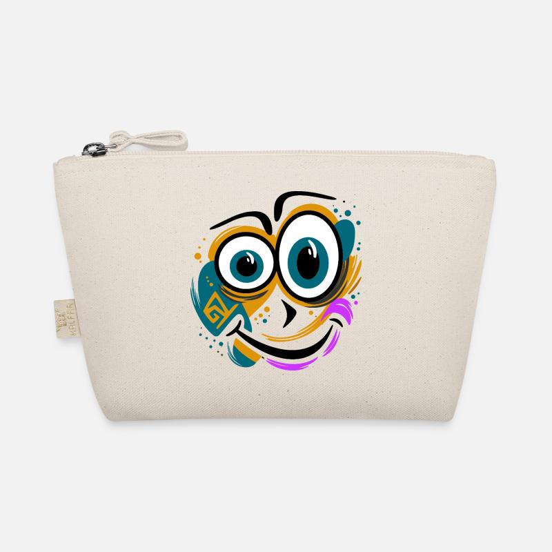 Drôle de visage éclaboussé Trousse biologique
