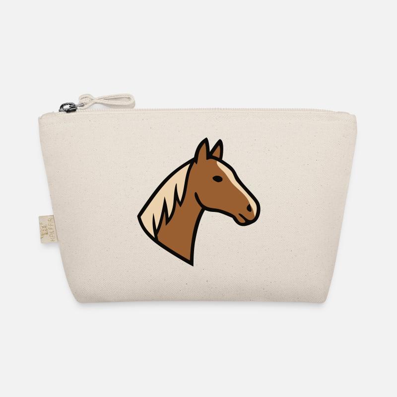 Horse Head Mane Haflinger Organic Pouch