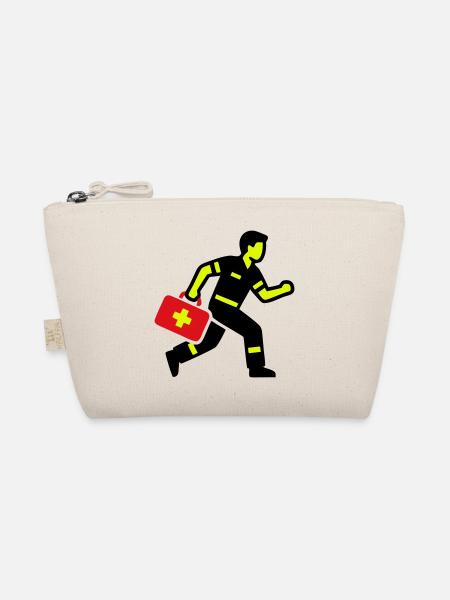 Paramedic Emergency Doctor Emergency Kit - Organic Pouch - nature - Front