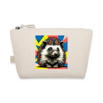 hedgehog - Organic Pouch - nature - Front