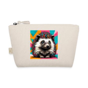 hedgehog - Organic Pouch - nature - Front