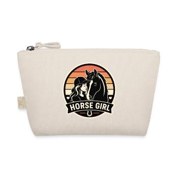 Horse Girl - Bio-Täschchen - Natur - Vorne
