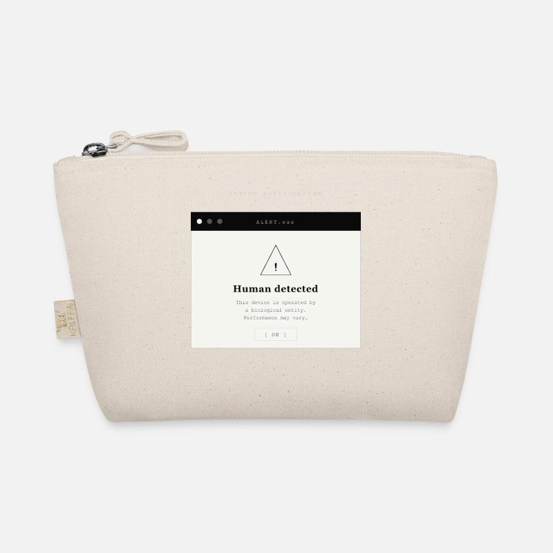 HUMAN DETECTED Organic Pouch