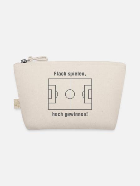 Flach spielen, hoch gewinnen - Bio-Täschchen - Natur