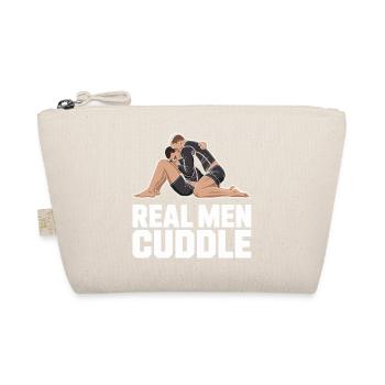 De vrais hommes câlinent Brazilian Jiu Jitsu MMA Judo BJJ - Trousse biologique - nature - Devant