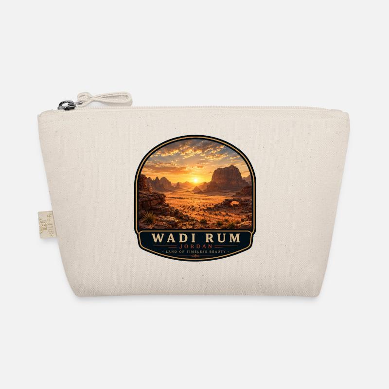Wadi Rum Jordan Coucher de soleil vintage Trousse biologique
