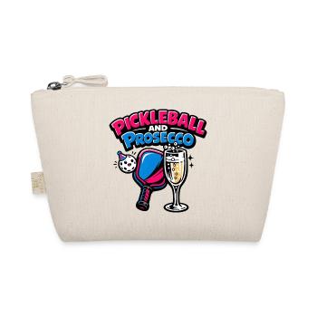 Pickleball Prosecco Logo - Organic Pouch - nature - Front