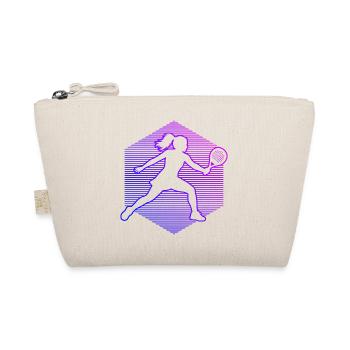 Idée de cadeau de tennis padel pour un joueur de court - Trousse biologique - nature - Devant