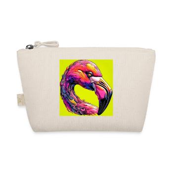 Flamingo - Bio-Täschchen - Natur - Vorne