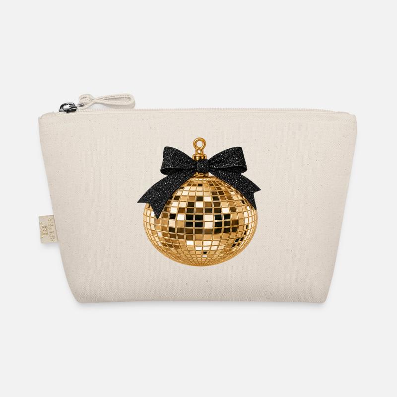 Disco ball with bow Organic Pouch