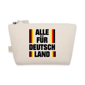 Alle für Deutschland - Bio-Täschchen - Natur - Vorne
