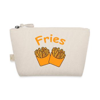 Fries Duo Cartoon YellowOrange - Organic Pouch - nature - Front