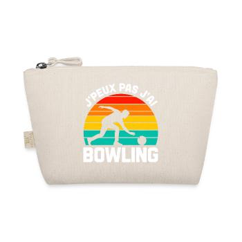 Je Ne Peux Pas J'ai Bowling - Organic Pouch - nature - Front