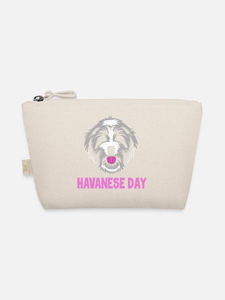 Havanese dog - Organic Pouch - nature - Front