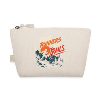 Real Runners Run Trails - Organic Pouch - nature - Front