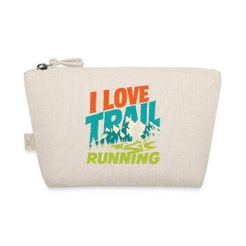 I Love Trail Running - Organic Pouch - nature - Front