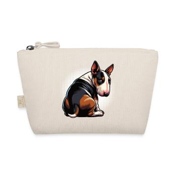 Miniature Bull Terrier Bully Bull Terrier Owner - Organic Pouch - nature - Front