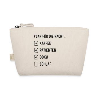 Nachtplan Kaffee Patienten Doku - Bio-Täschchen - Natur - Vorne