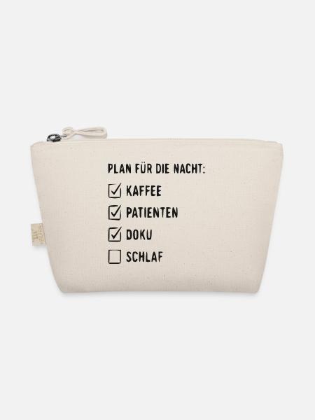 Nachtplan Kaffee Patienten Doku - Bio-Täschchen - Natur