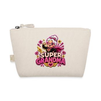 Super Grandma - Héroïne de comic super-héros drôle de mamie - Trousse biologique - nature - Devant