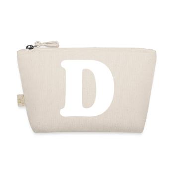 Impression de style grand D | Point D | D Logo - Trousse biologique - nature - Devant