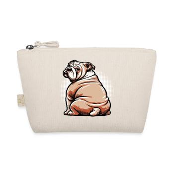 English Bulldog Bully Bully Owner Bullyfan - Organic Pouch - nature - Front