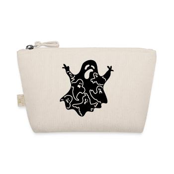 Funny Halloween Ghost - Bio-Täschchen - Natur - Vorne