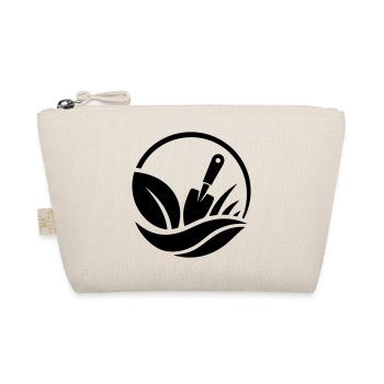 Gardener Shovel Plants Garden Motif - Organic Pouch - nature - Front