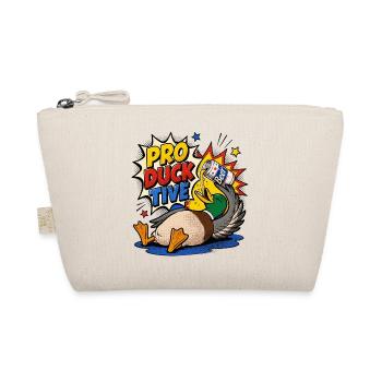 Ducks, Beer Drinking, Beer Lover, Pro-duck-tive - Organic Pouch - nature - Front