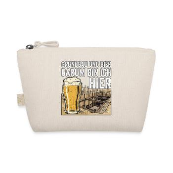 Maurer Und Bier Grundbau - Bio-Täschchen - Natur - Vorne