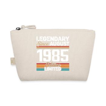 Legendär seit August 1985 Vintage Retro - Bio-Täschchen - Natur - Vorne