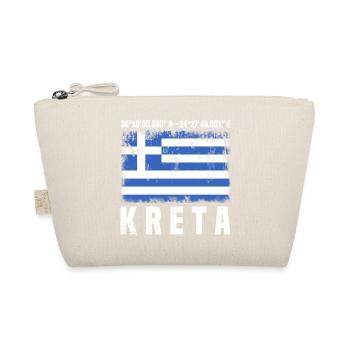Kreta Koordinaten - Bio-Täschchen - Natur - Vorne