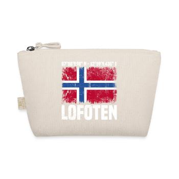Lofoten Coordinates - Organic Pouch - nature - Front