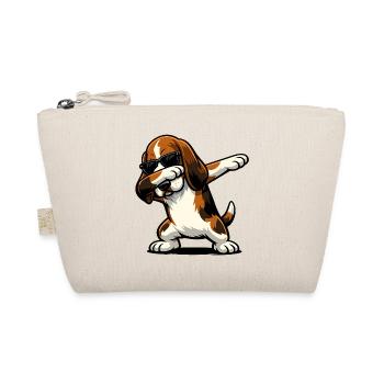 Dab du basset hound dans le style comique - Trousse biologique - nature - Devant