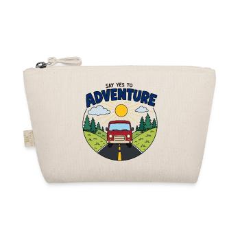 Say Yes to Adventure Van - Organic Pouch - nature - Front