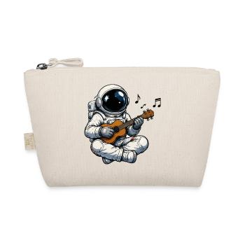 Space Astronaut Guitar Game - Organic Pouch - nature - Front