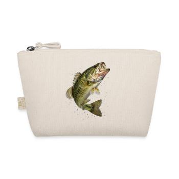 Bass in dynamic jump - Organic Pouch - nature - Front