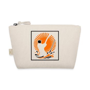 Angler Sunset Logo - Organic Pouch - nature - Front