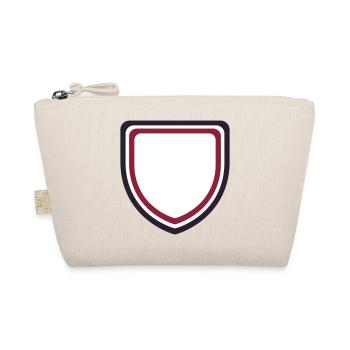 Coat of Arms Frame Bordeaux - Design your own text - Organic Pouch - nature - Front