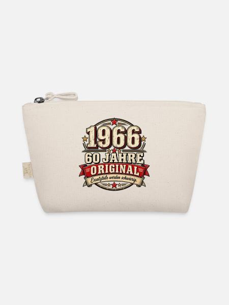 1966 – 60 Jahre Original | Lustiges Retro Design - Bio-Täschchen - Natur