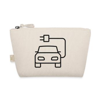 Icon der Ladelinie für Elektroautos - Bio-Täschchen - Natur - Vorne