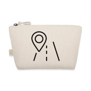GPS-Straßennavigationslinien-Symbol - Bio-Täschchen - Natur - Vorne