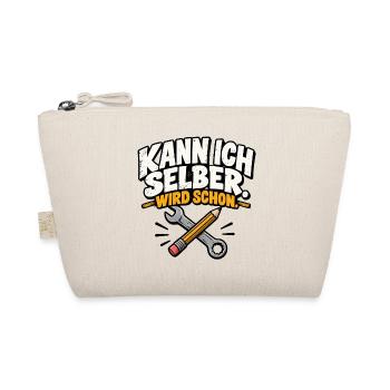 Kann ich selber. Wird schon. - Bio-Täschchen - Natur - Vorne