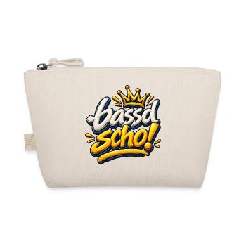 Bassd Scho Graffiti Krone Design - Bio-Täschchen - Natur - Vorne
