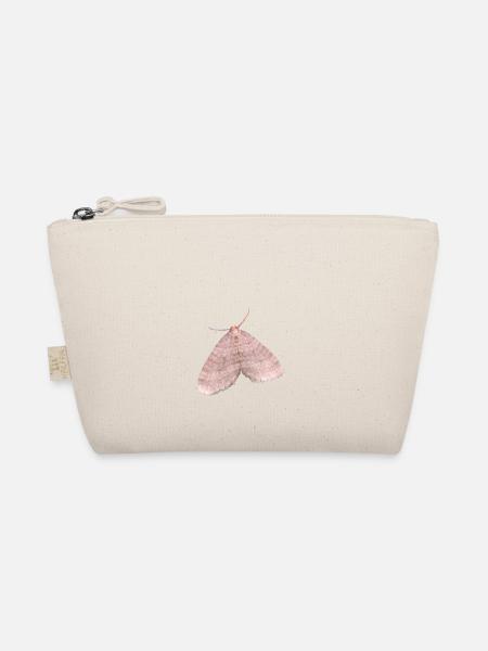 Minimalistischer Pale Moth - Bio-Täschchen - Natur