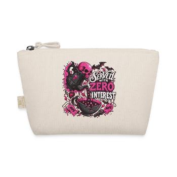 Kaffee Totenkopf Pink Gothic - Bio-Täschchen - Natur - Vorne